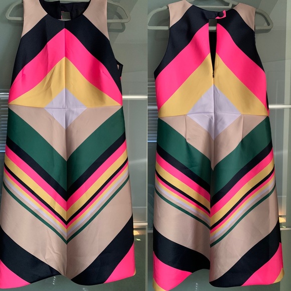 J Crew Pop Stripe Dress 10 - Picture 5 of 11